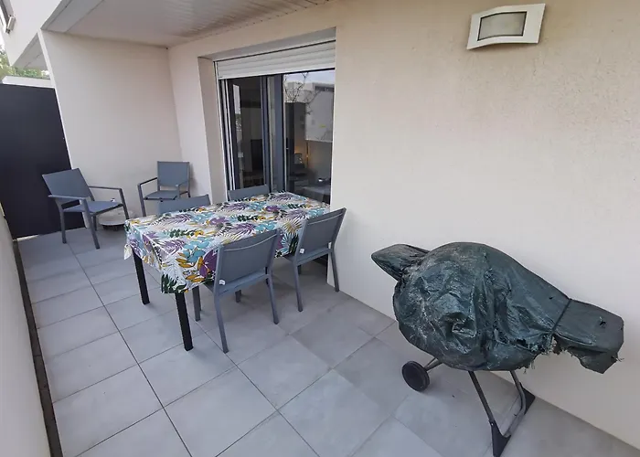 Cosy à Valras-plage 5 Min à Pied De La Climatisé 2 Terrasse Appartamento